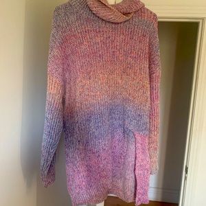 Never used: knitted turtleneck long sweater top